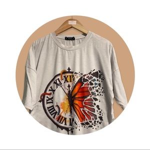 SHEIN Butterfly Time Shirt ❤️‍🔥
